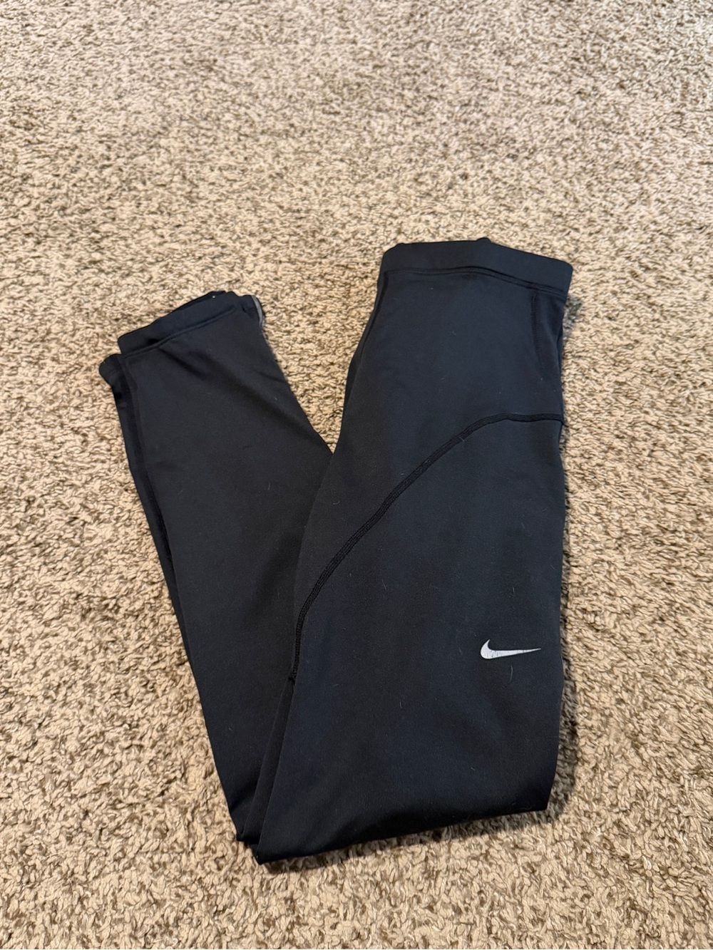 Nike Black Running Athletic Pants Size M